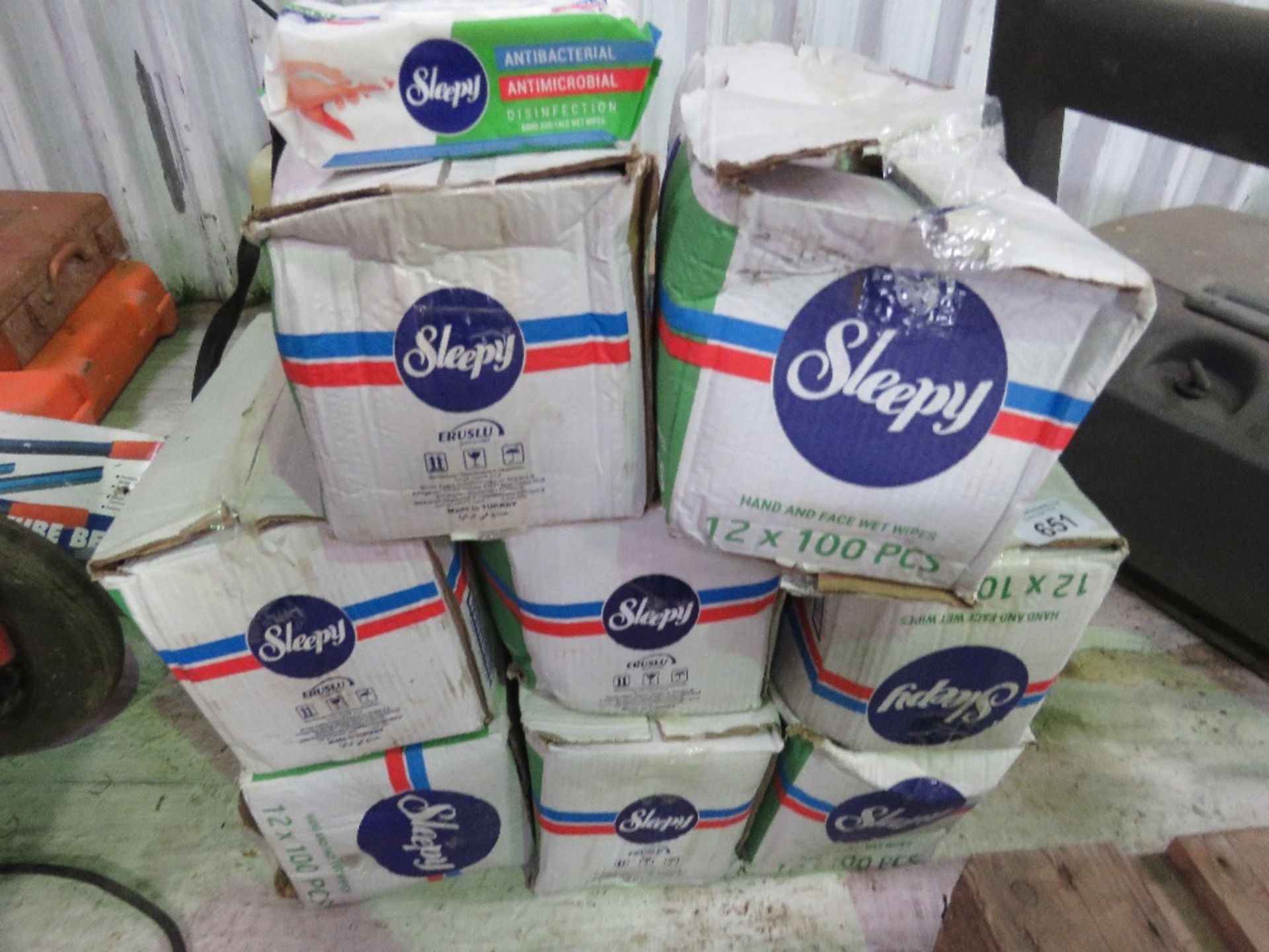 8 X BOXES OF SLEEPY HAND AND FACE WIPES. - Image 4 of 5