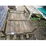 HEAVY DUTY WHEELED TROLLEY BASE.....THIS LOT IS SOLD UNDER THE AUCTIONEERS MARGIN SCHEME, THEREFORE