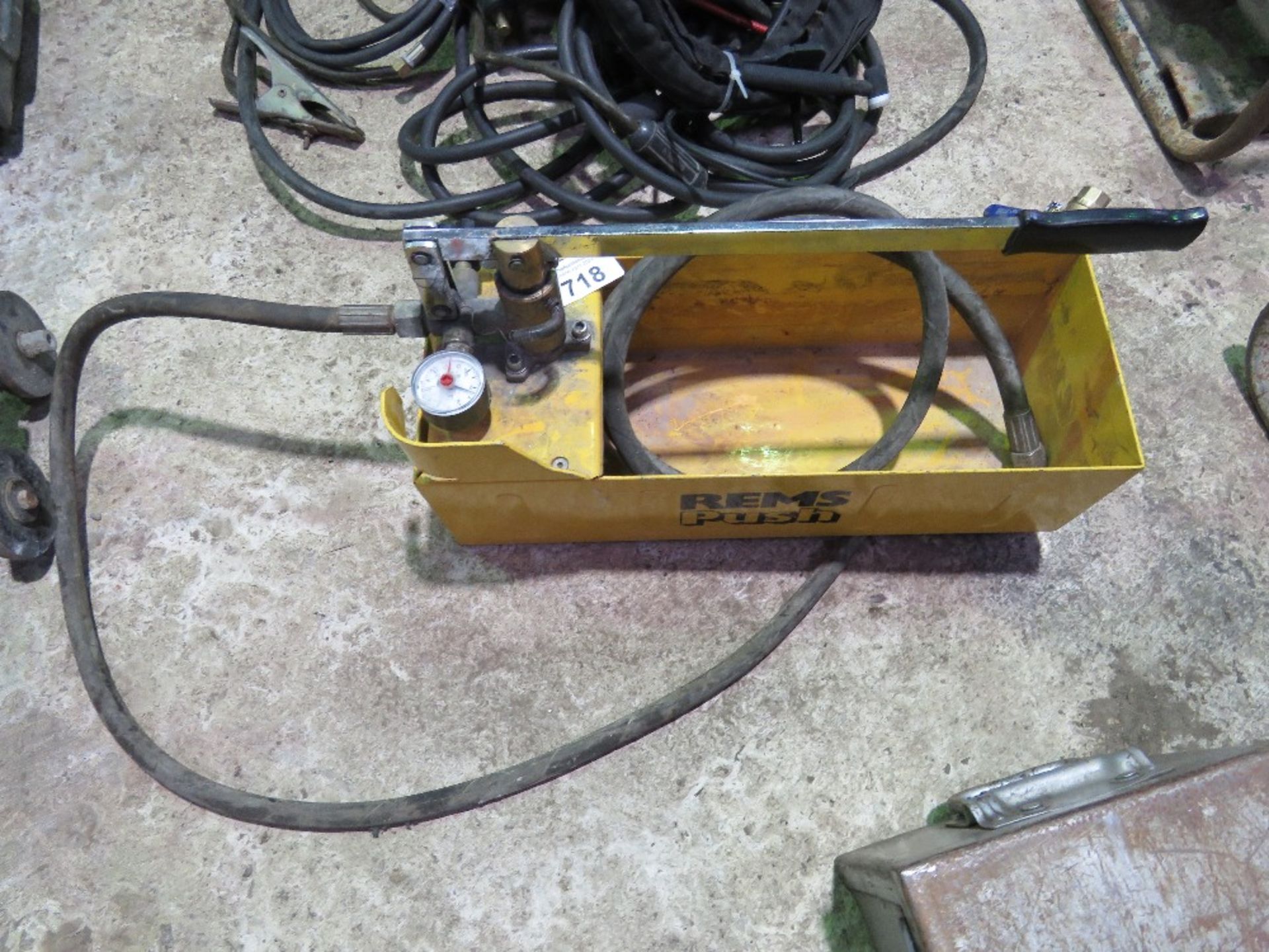 REMS PUSH PRESSURE TEST PUMP.....THIS LOT IS SOLD UNDER THE AUCTIONEERS MARGIN SCHEME, THEREFORE NO