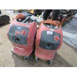 2NO LARGE HILTI 110VOLT VACUUMS.