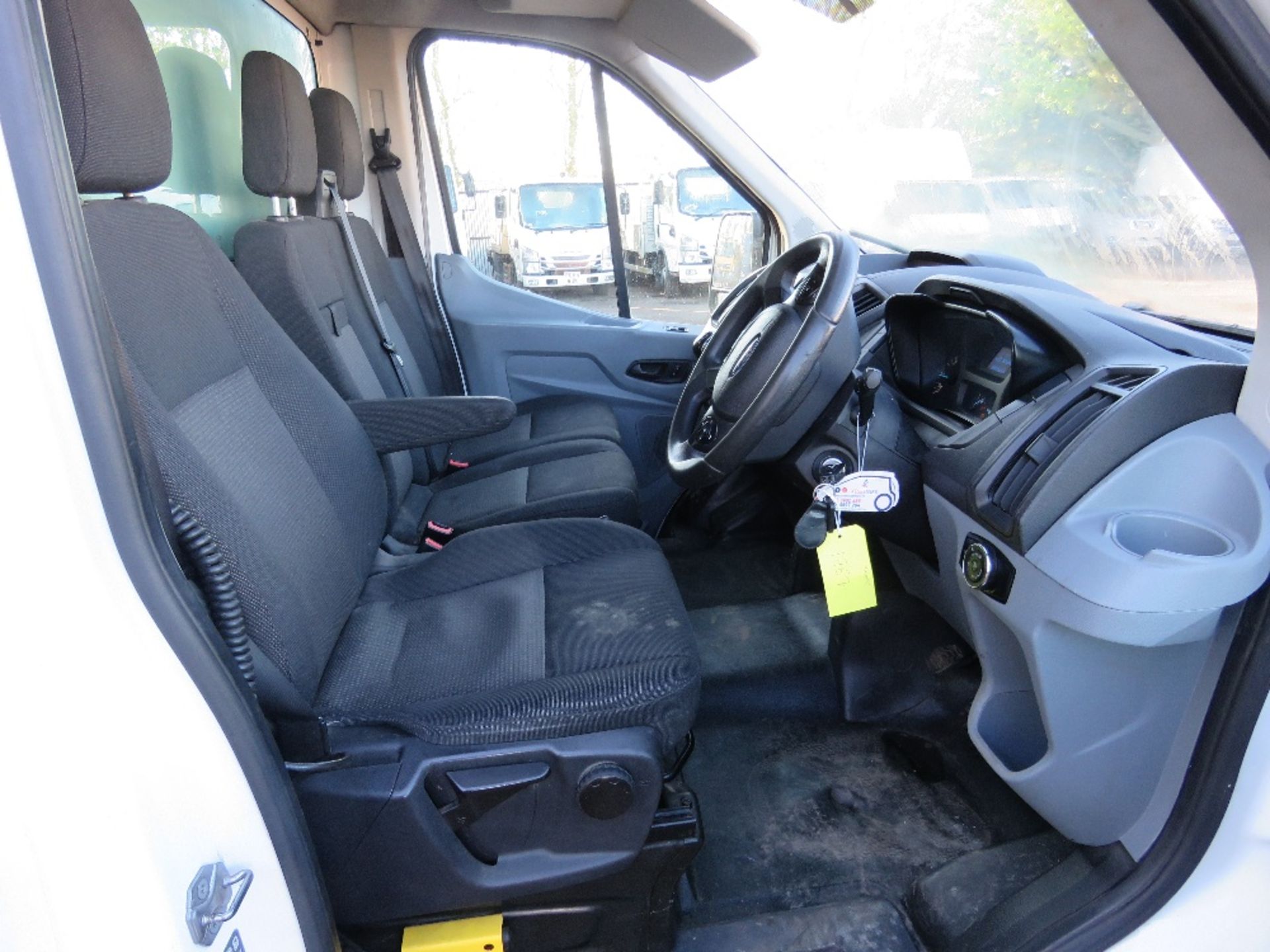 FORD TRANSIT TIPPER TRUCK WITH TOOL STORAGE LOCKER REG:BF65 GMZ. WITH V5 AND MOT UNTIL15.04.25. FIRS - Image 16 of 17