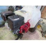 HILTA HONDA ENGINED PRESSURE WASHER BOWSER BARROW WITH EXTRA LONG LANCE.