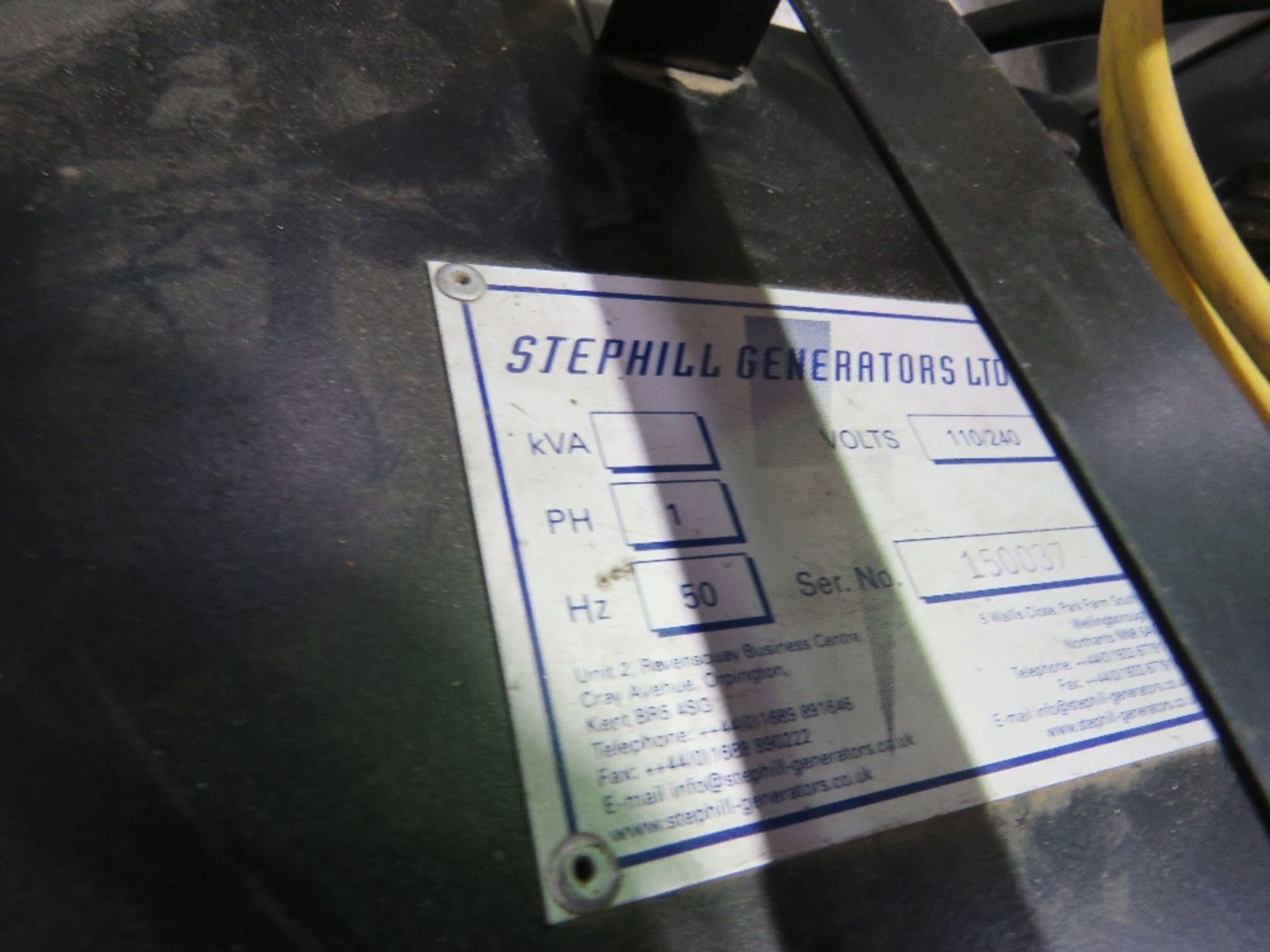TRANSFORMER PLUS A STEPHILL GENERATOR TESTER UNIT.....THIS LOT IS SOLD UNDER THE AUCTIONEERS MARGIN - Image 4 of 5
