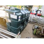 NARROW WIDTH PLASTIC DIESEL TANK.1225 LITRE CAPACITY....THIS LOT IS SOLD UNDER THE AUCTIONEERS MARGI