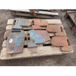 6NO FERGUSON TYPE TRACTOR FRONT END WEIGHTS.....THIS LOT IS SOLD UNDER THE AUCTIONEERS MARGIN SCHEME