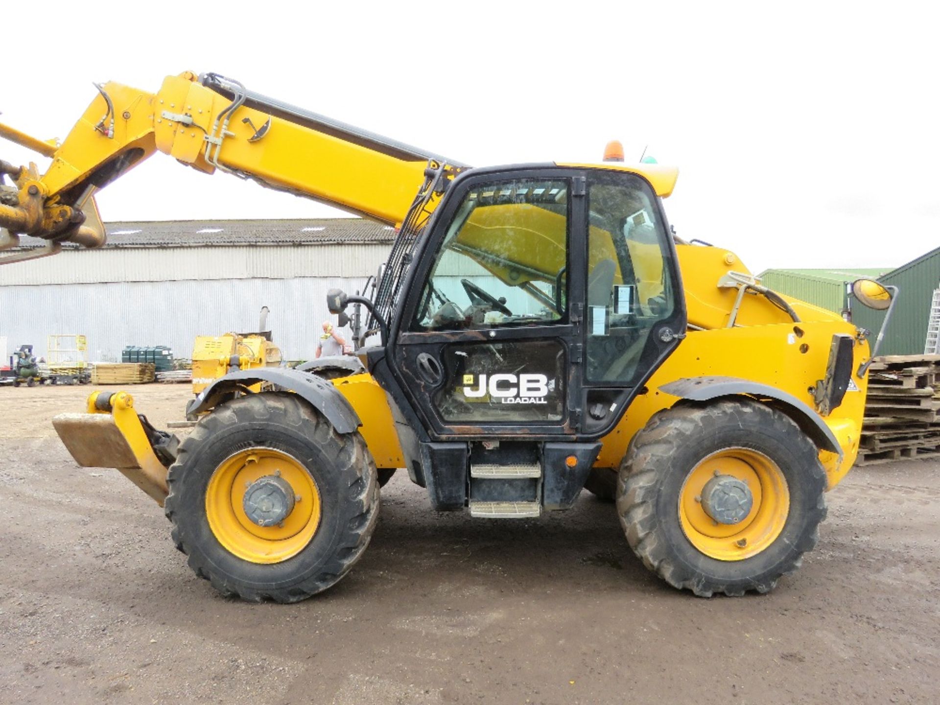 JCB 540-140 TELEHANDLER FORKLIFT YEAR 2017 BUILD, 14METRE REACH, 4 TONNE LIFT. REG:RV17 YGT WITH CO