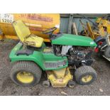 JOHN DEERE 455 2WD RIDE ON MOWER, YEAR 1998 BUILD. 2574 REC HOURS. HYDRASTATIC DRIVE