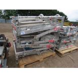 3 X DELTA DECK ALUMINIUM WORK PLATFORMS. THX13482,13563,7685