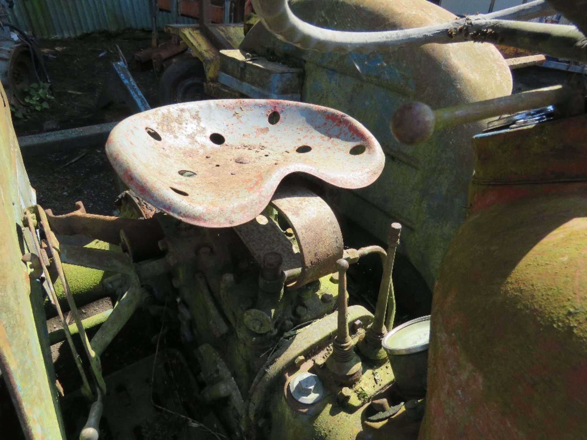 FORDSON DEXTA TRACTOR WITH LOADER FRAME AND BRACKETS. UNUSED CONDITION UNKNOWN. MAY BE INCOMPLETE (I - Image 11 of 16