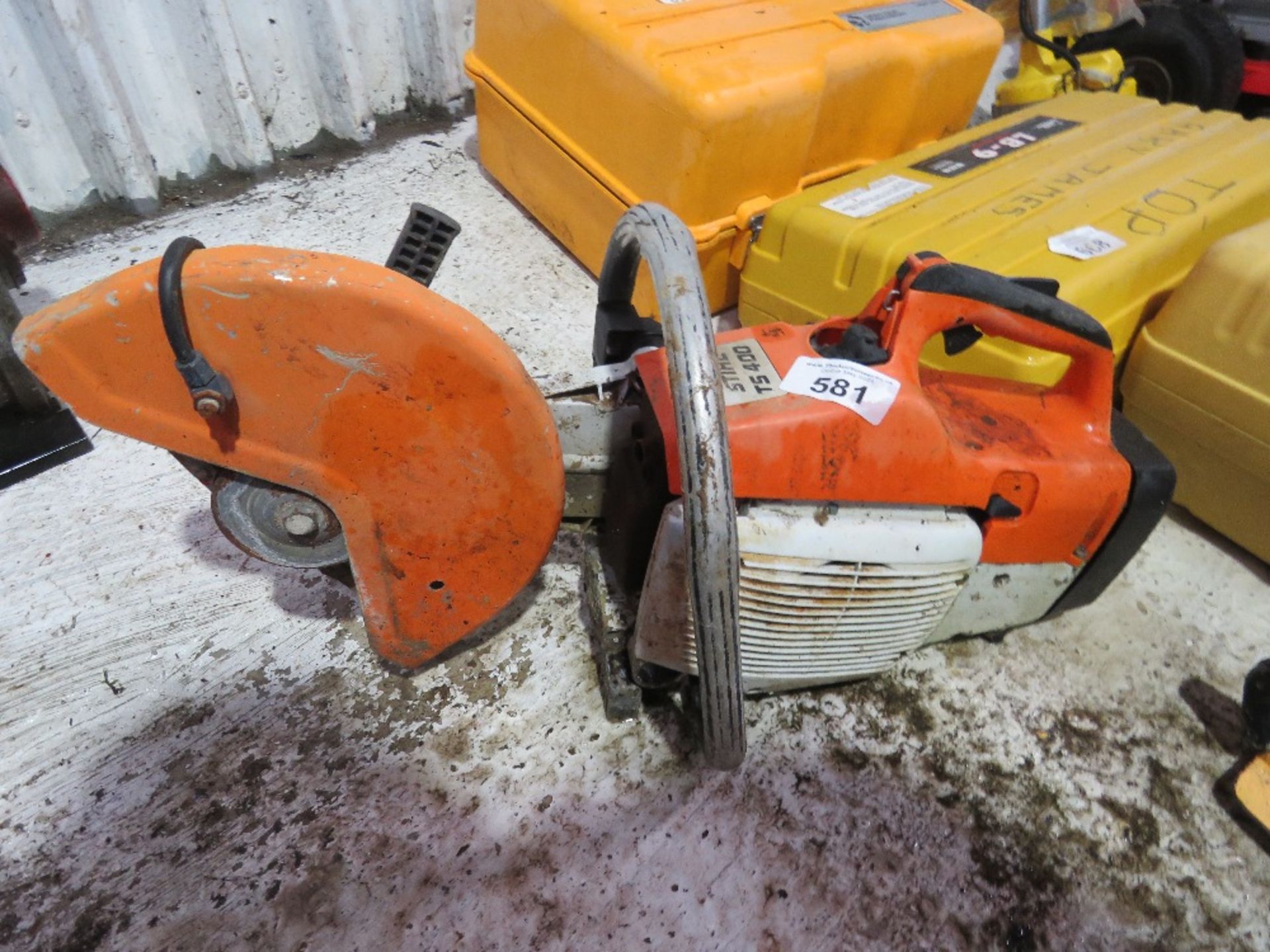 STIHL TS400 PETROL SAW, INCOMPLETE.....THIS LOT IS SOLD UNDER THE AUCTIONEERS MARGIN SCHEME, THEREFO - Image 2 of 3