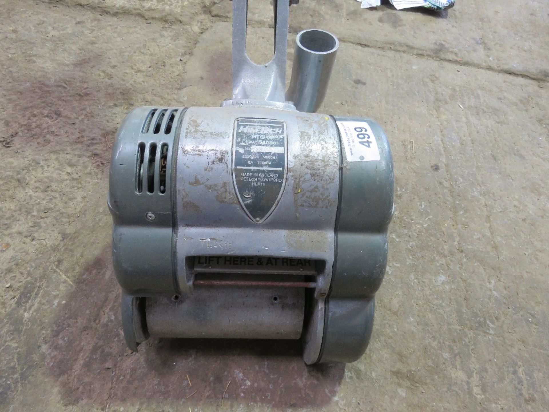 HIRETECH 240VOLT FLOOR SANDER.....THIS LOT IS SOLD UNDER THE AUCTIONEERS MARGIN SCHEME, THEREFORE NO - Image 2 of 3