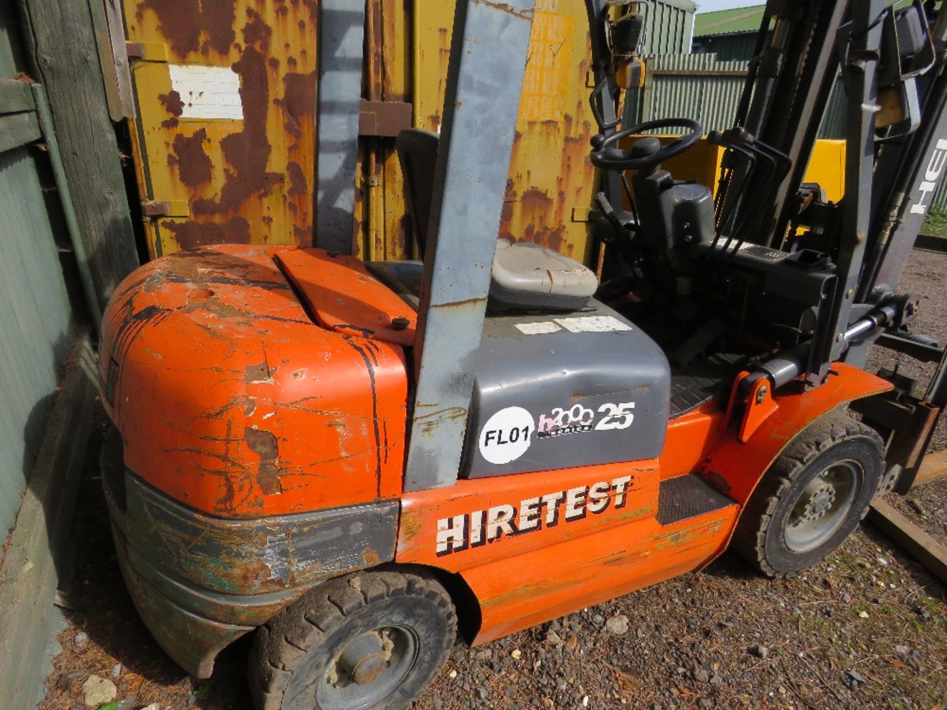 HELI CPCD25 DIESEL ENGINED FORKLIFT TRUCK WITH CONTAINER SPEC MAST/FREE LIFT. 2.5 TONNE LIFT CAPACIT - Image 10 of 14