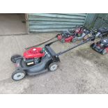 HONDA HRX537 PETROL ENGINED MOWER WITH NO COLLECTOR. ....THIS LOT IS SOLD UNDER THE AUCTIONEERS MAR