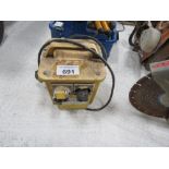 110VOLT TRANSFORMER....THIS LOT IS SOLD UNDER THE AUCTIONEERS MARGIN SCHEME, THEREFORE NO VAT WILL B