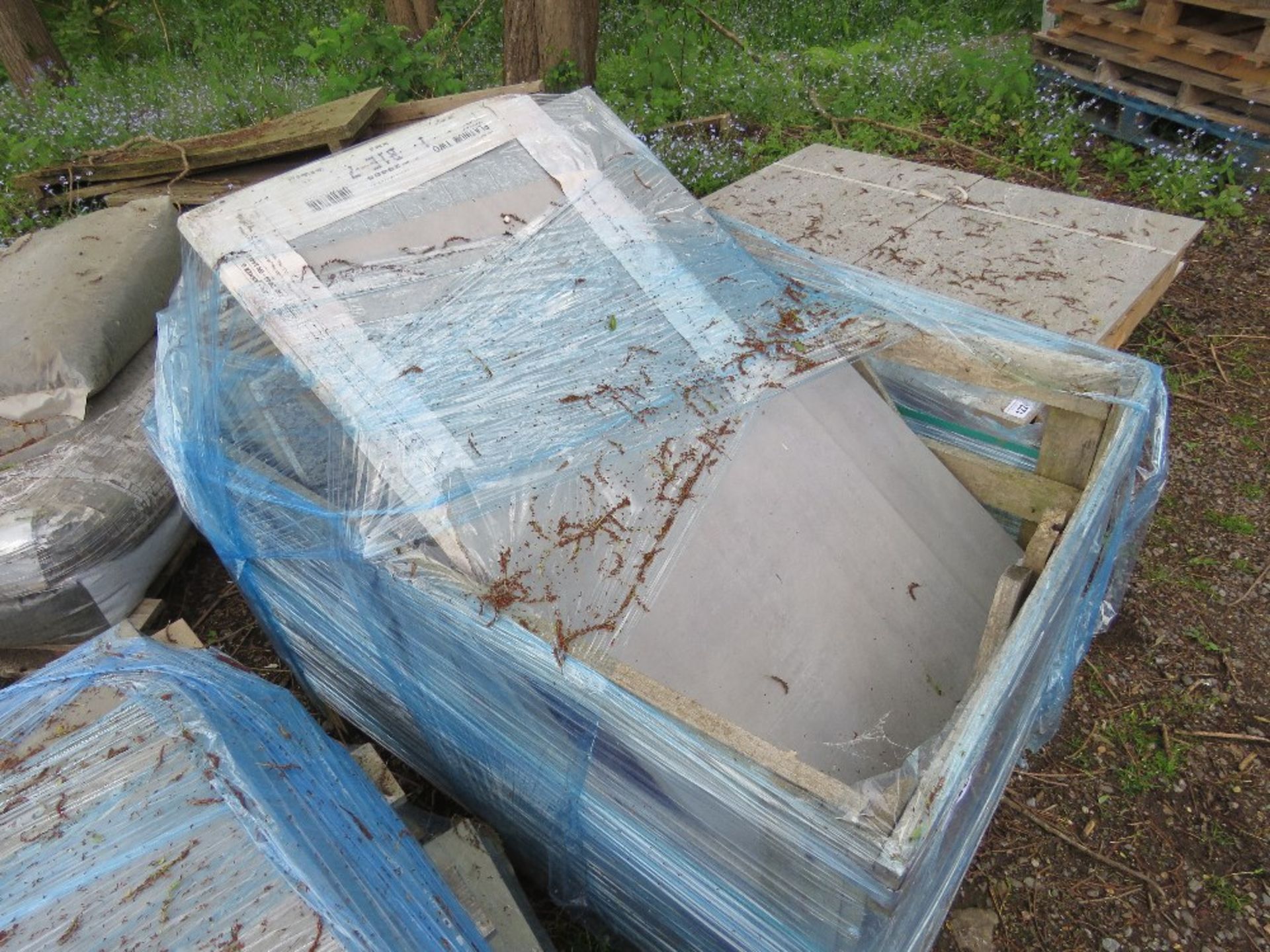 3 X PALLETS/STILLAGES CONTAINING ASSORTED PAVING SLABS/TILES.....THIS LOT IS SOLD UNDER THE AUCTIONE - Image 2 of 6