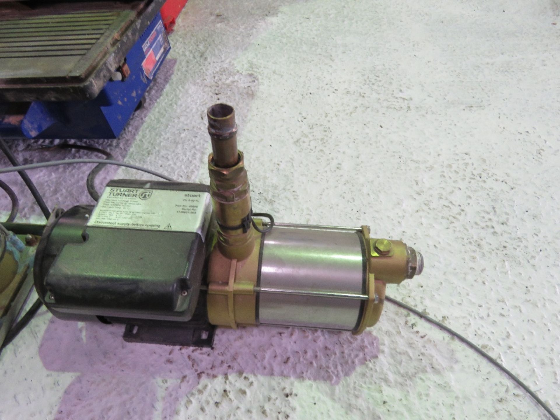 2 X ELECTRIC POWERED WATER PUMPS. - Image 3 of 8