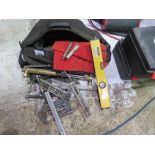 TOOL BAG CONTAINING ASSORTED GAS WELDING SUNDRIES ETC.....THIS LOT IS SOLD UNDER THE AUCTIONEERS MAR