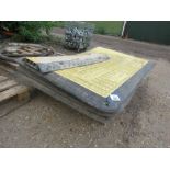 PALLET OF GRP CROSSING PLATES. ....THIS LOT IS SOLD UNDER THE AUCTIONEERS MARGIN SCHEME, THEREFORE N