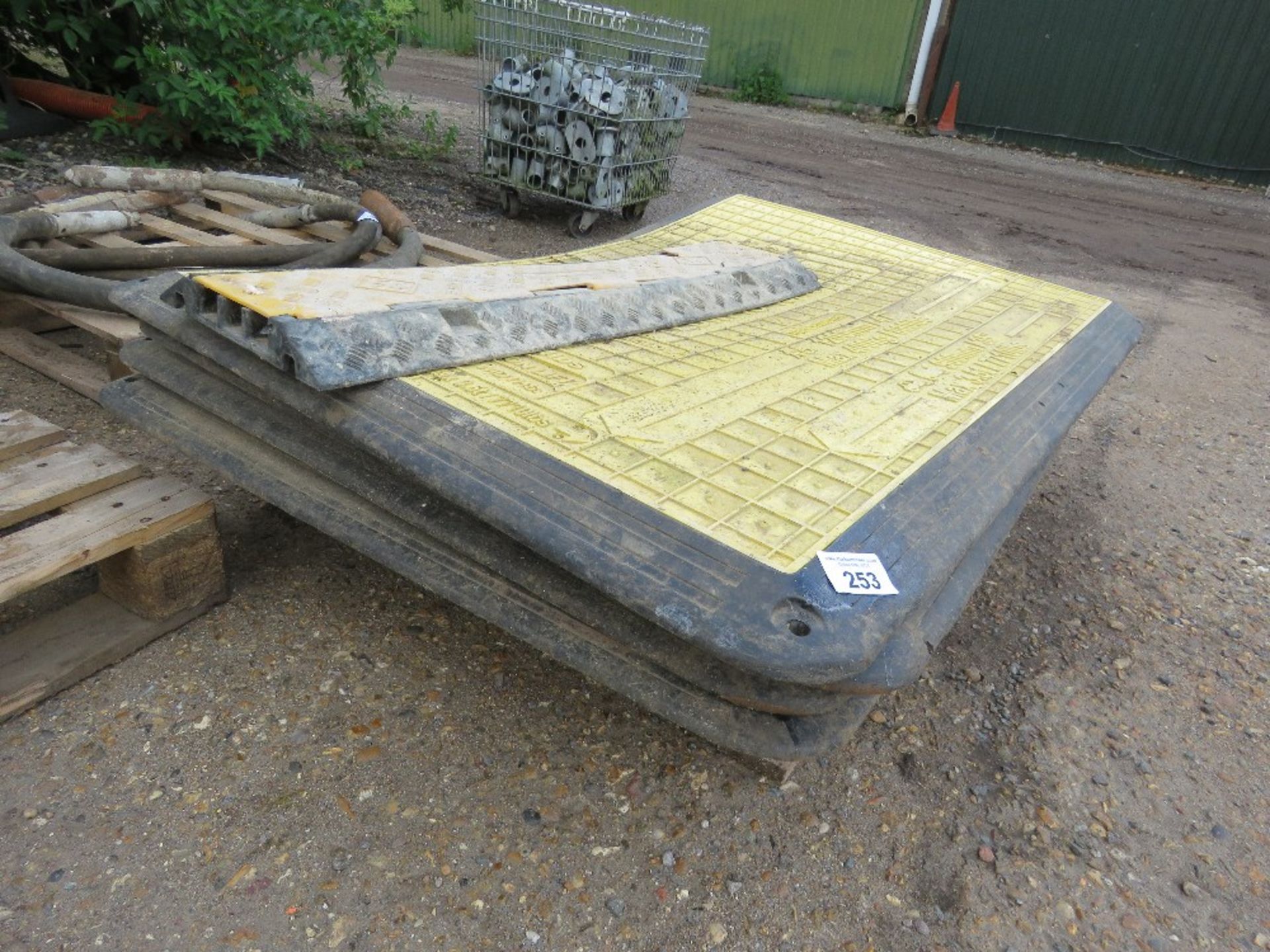 PALLET OF GRP CROSSING PLATES. ....THIS LOT IS SOLD UNDER THE AUCTIONEERS MARGIN SCHEME, THEREFORE N