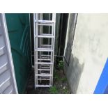 4NO ALUMINIUM SINGLE STAGE LADDERS SECTIONS.