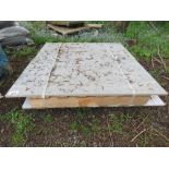 2 X PALLETS CONTAINING TABLE TOP MARBLE EFFECT SLABS.....THIS LOT IS SOLD UNDER THE AUCTIONEERS MARG