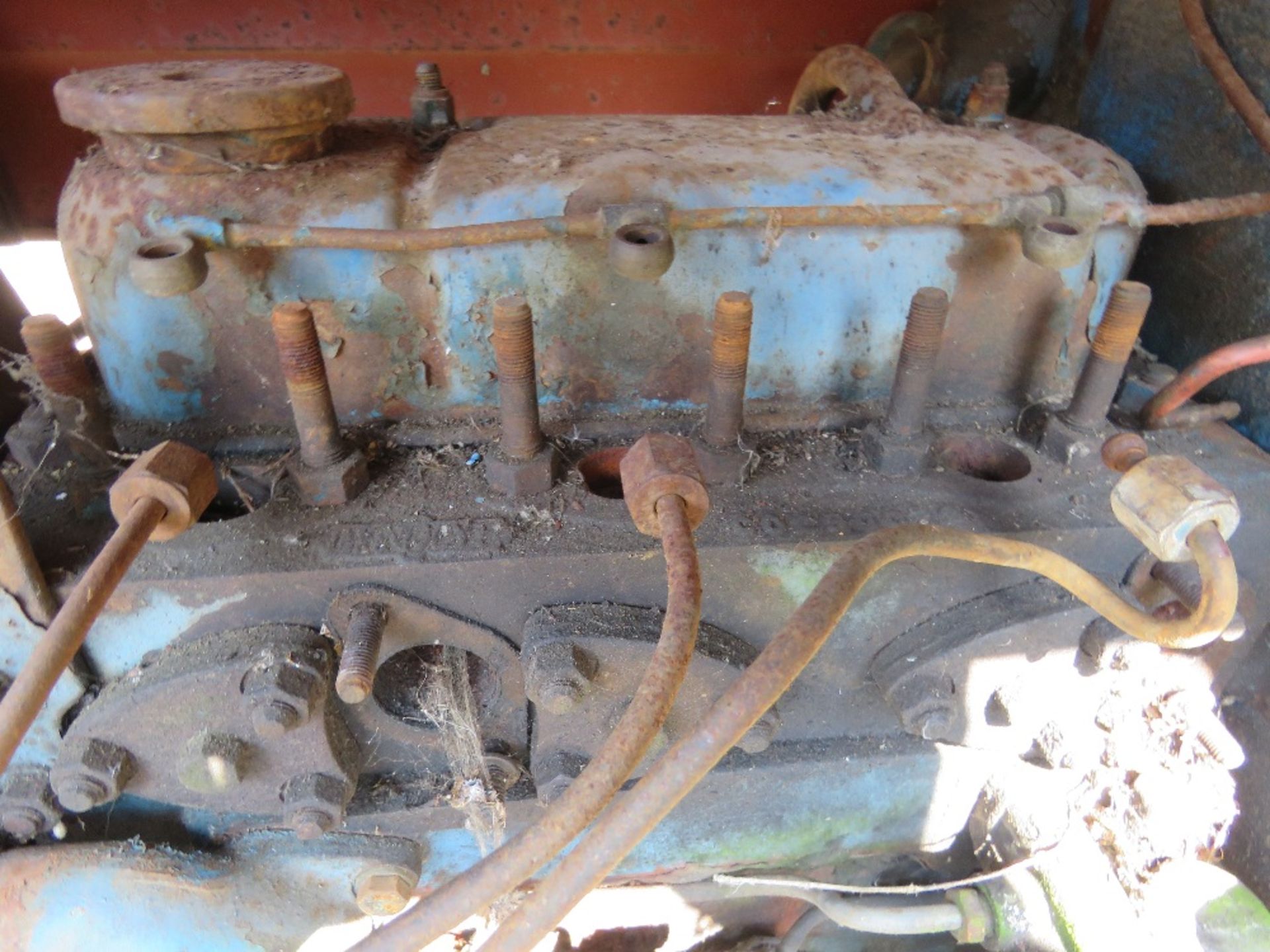 FORDSON DEXTA TRACTOR WITH LOADER FRAME AND BRACKETS. UNUSED CONDITION UNKNOWN. MAY BE INCOMPLETE (I - Image 14 of 16