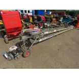 BUMPA PETROL ENGINED TILE HOIST WITH HONDA ENGINE, 32FT OVERALL LENGTH APPROX.