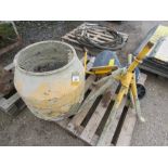 SMALL SIZED CEMENT MIXER 240VOLT POWERED.....THIS LOT IS SOLD UNDER THE AUCTIONEERS MARGIN SCHEME, T
