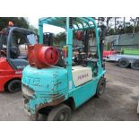 PUMA FG20 GAS POWERED FORKLIFT. YEAR 2001. FREE LIFT CONTAINER SPEC MAST WITH SIDESHIFT. SN:3T30559.