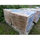 2NO PALLETS OF IBSTOCK LEICESTER AUTUMN MULTI RED BRICKS. 480NO IN EACH PACK APPROX. SURPLUS TO REQU