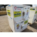 ARMORGARD FITTING STOR FOLD OUT WHEELED STORAGE CABINET.