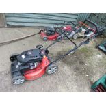 FOX QUAD CUT PETROL ENGINED MOWER WITH NO COLLECTOR. ....THIS LOT IS SOLD UNDER THE AUCTIONEERS MARG