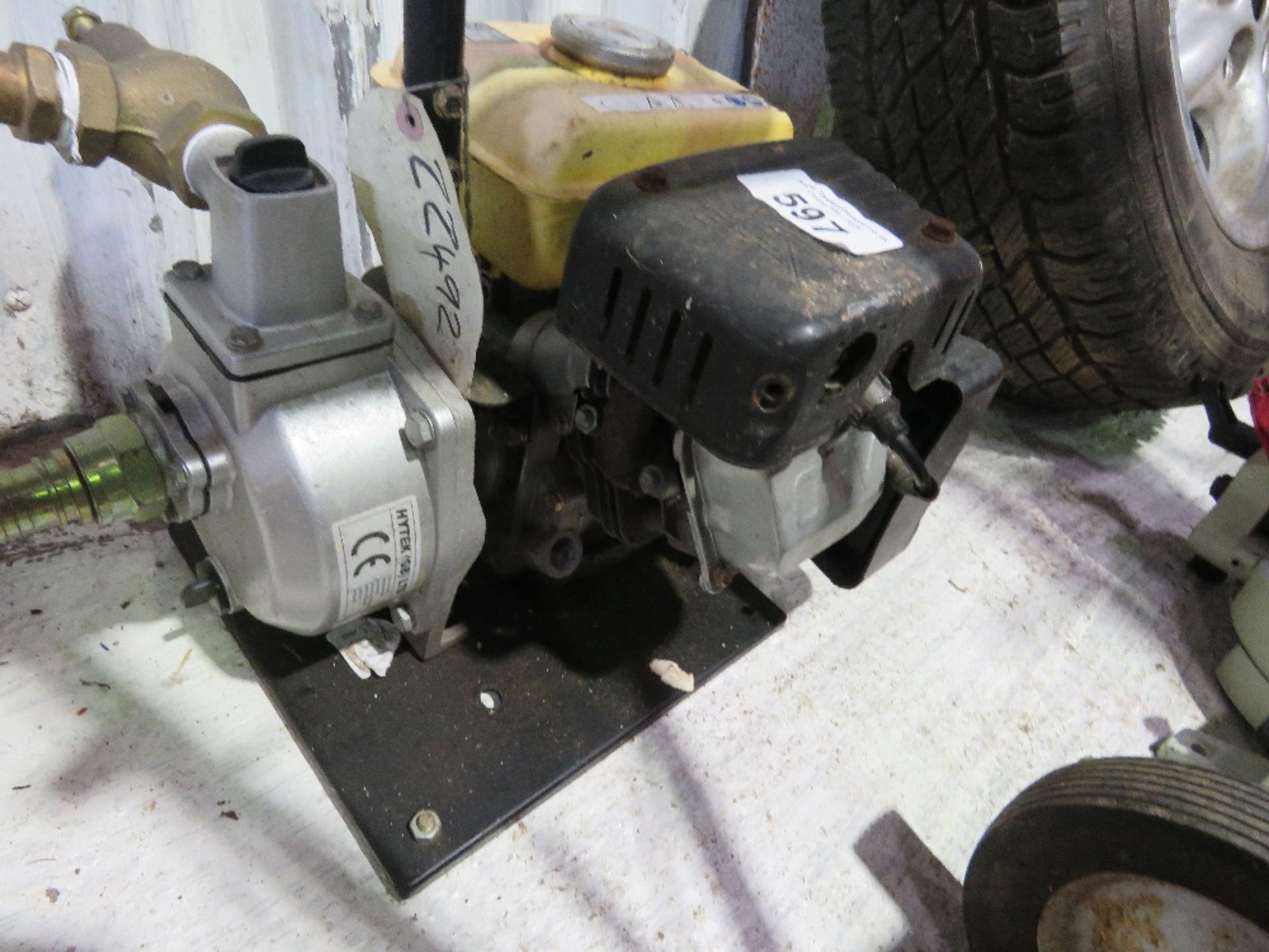 PETROL ENGINE WATER PUMP.OWNER MOVING HOUSE.....THIS LOT IS SOLD UNDER THE AUCTIONEERS MARGIN SCHEME