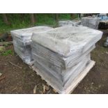 2 X PALLETS OF HERAS TYPE FENCE PANEL BASES/BLOCKS.....THIS LOT IS SOLD UNDER THE AUCTIONEERS MARGIN