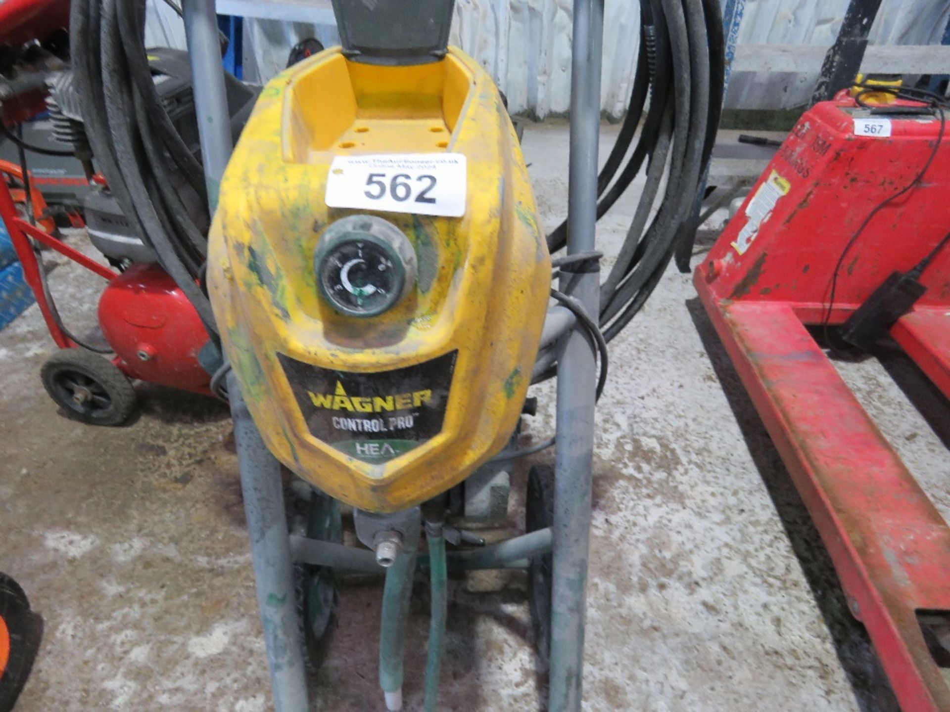 WAGNER 240VOLT POWERED AIRLESS SPRAYER.....THIS LOT IS SOLD UNDER THE AUCTIONEERS MARGIN SCHEME, THE - Image 3 of 4