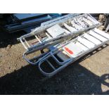 8NO ASSORTED ALLOY STEP LADDERS AND LADDERS AS SHOWN.