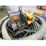 SPATE DIESEL WATER PUMP PLUS A PALLET OF SUCTION HOSES.....THIS LOT IS SOLD UNDER THE AUCTIONEERS MA