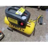 STANLEY 240VOLT POWERED COMPRESSOR.....THIS LOT IS SOLD UNDER THE AUCTIONEERS MARGIN SCHEME, THEREFO