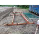 LARGE 3 TONNE RATED SPREADER LIFTING BEAM, 8FT X 16FT APPROX.....THIS LOT IS SOLD UNDER THE AUCTIONE