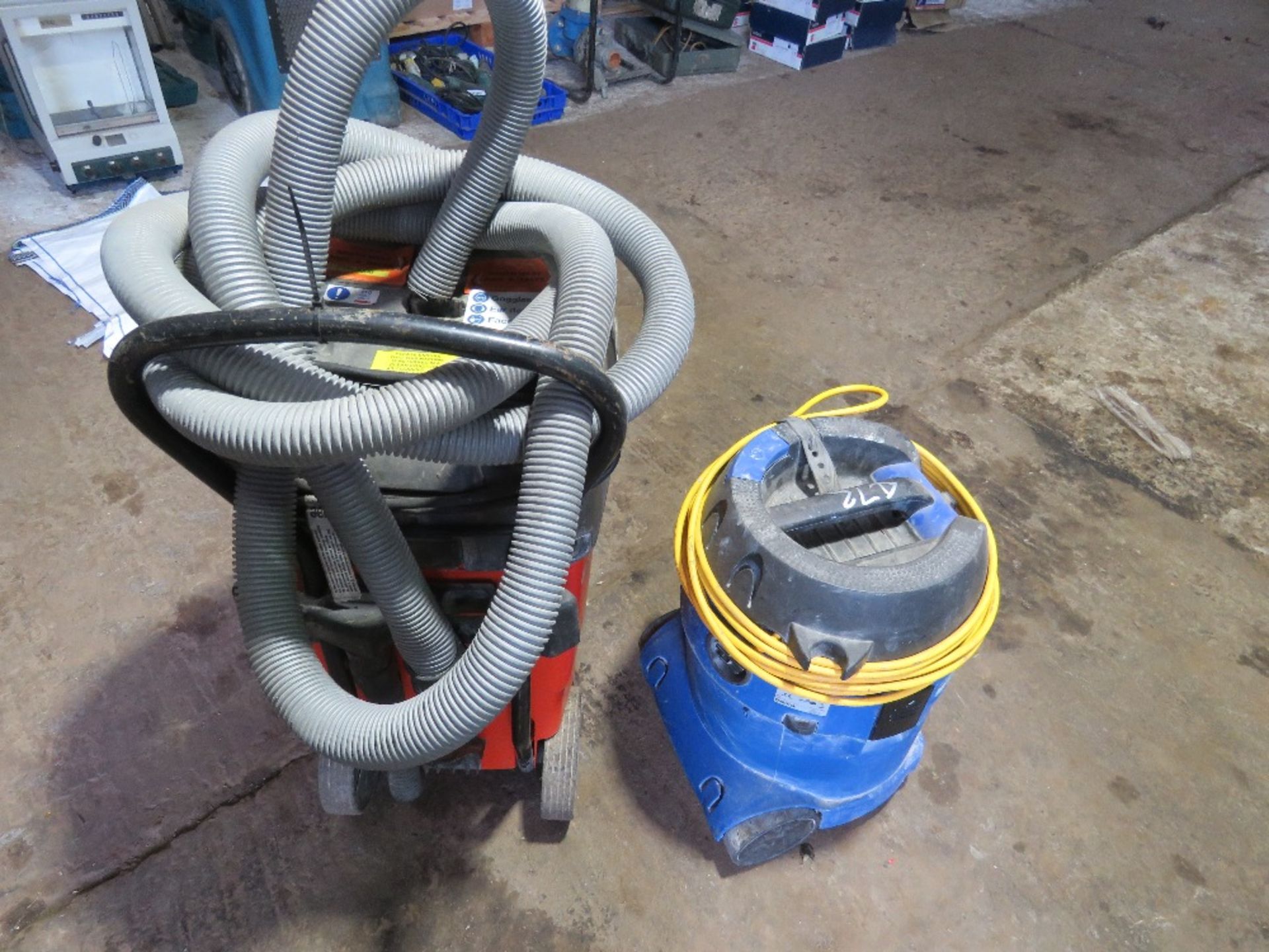 2 X 110VOLT POWERED VACUUM CLEANERS. - Image 3 of 3