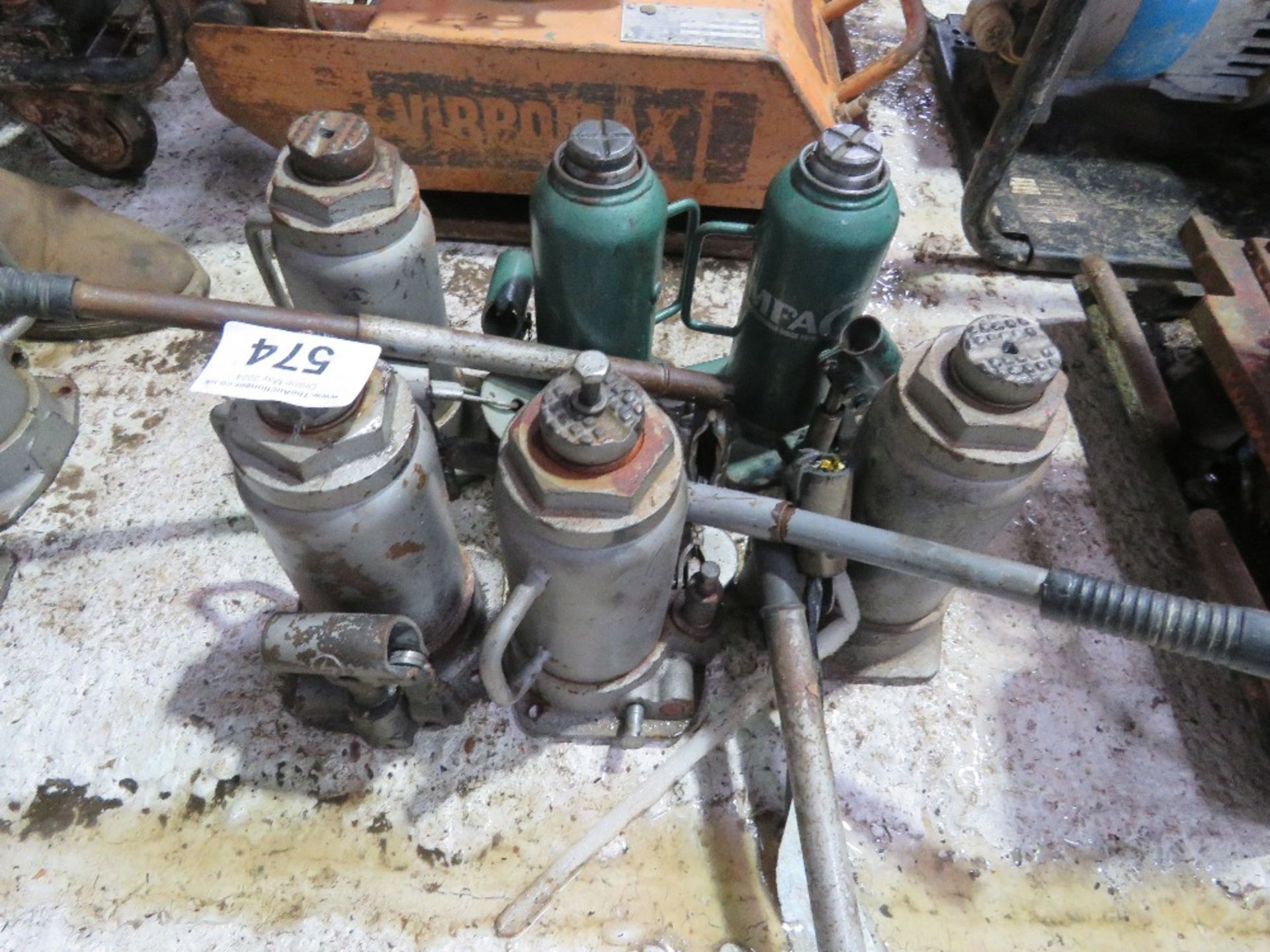 6NO HYDRAULIC BOTTLE JACKS. - Image 3 of 3