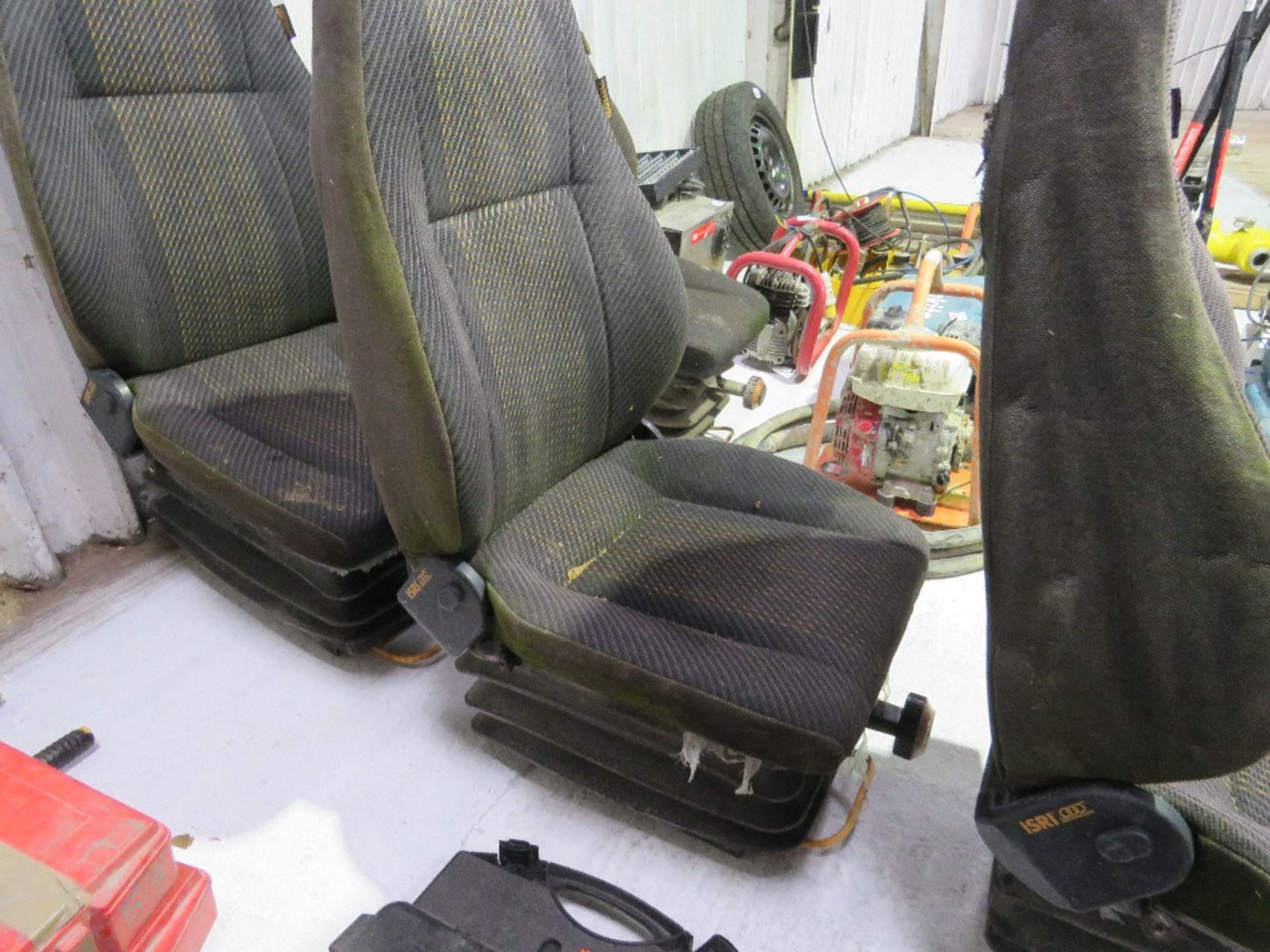 ISRI ADJUSTABLE MACHINE / TRUCK DRIVERS SEAT.....THIS LOT IS SOLD UNDER THE AUCTIONEERS MARGIN SCHEM - Image 2 of 3