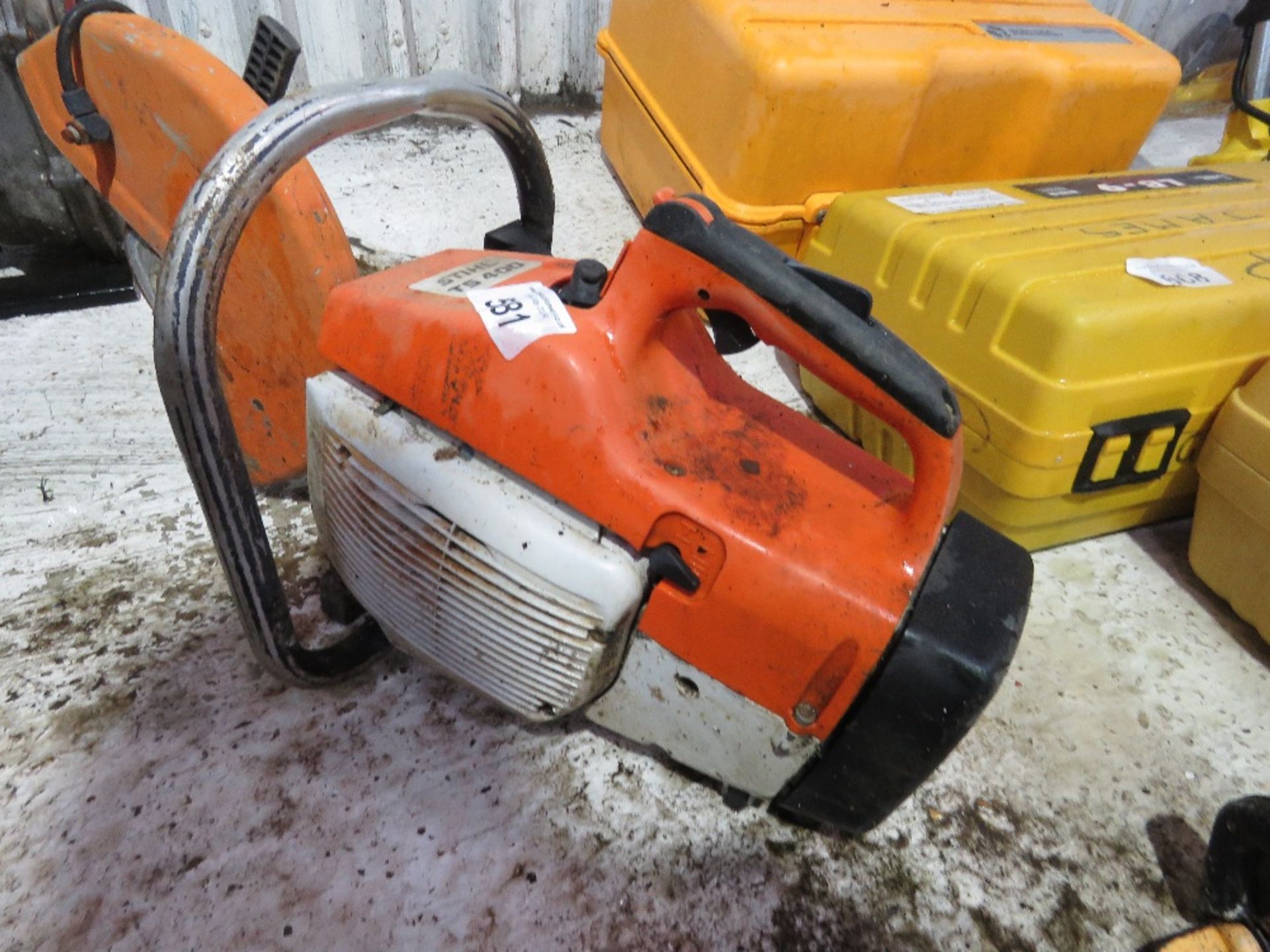 STIHL TS400 PETROL SAW, INCOMPLETE.....THIS LOT IS SOLD UNDER THE AUCTIONEERS MARGIN SCHEME, THEREFO - Image 3 of 3