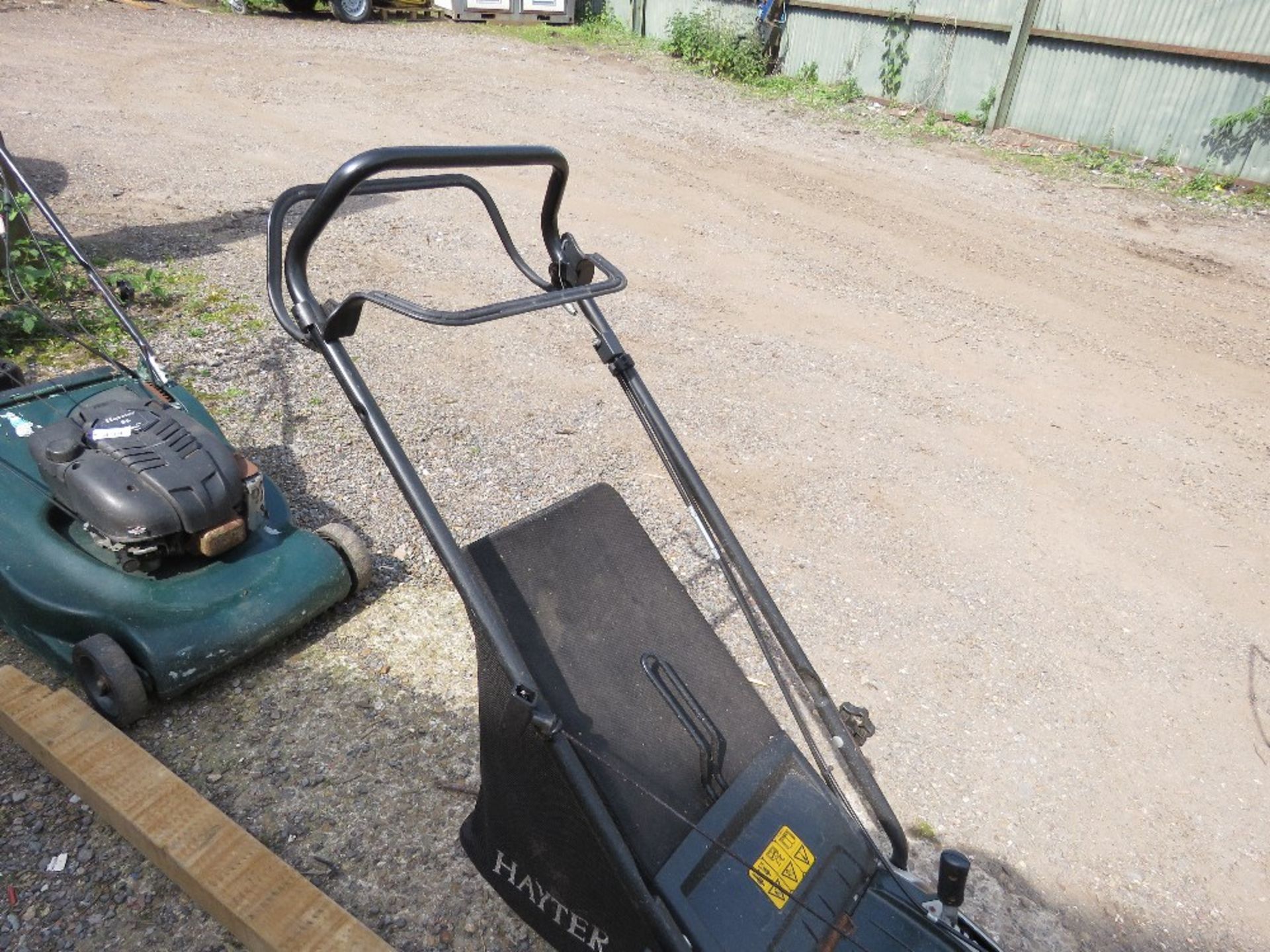 HAYTER SPIRIT 41 PETROL ENGINED MOWER WITH REAR ROLLER AND COLLECTOR. ....THIS LOT IS SOLD UNDER THE - Image 4 of 4