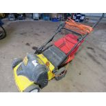 WOLF 240VOLT LAWN SLITTER WITH COLLECTOR.