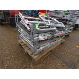 2 X DELTADECK ALUMINIUM WORK PLATFORMS: THX 6384,15644