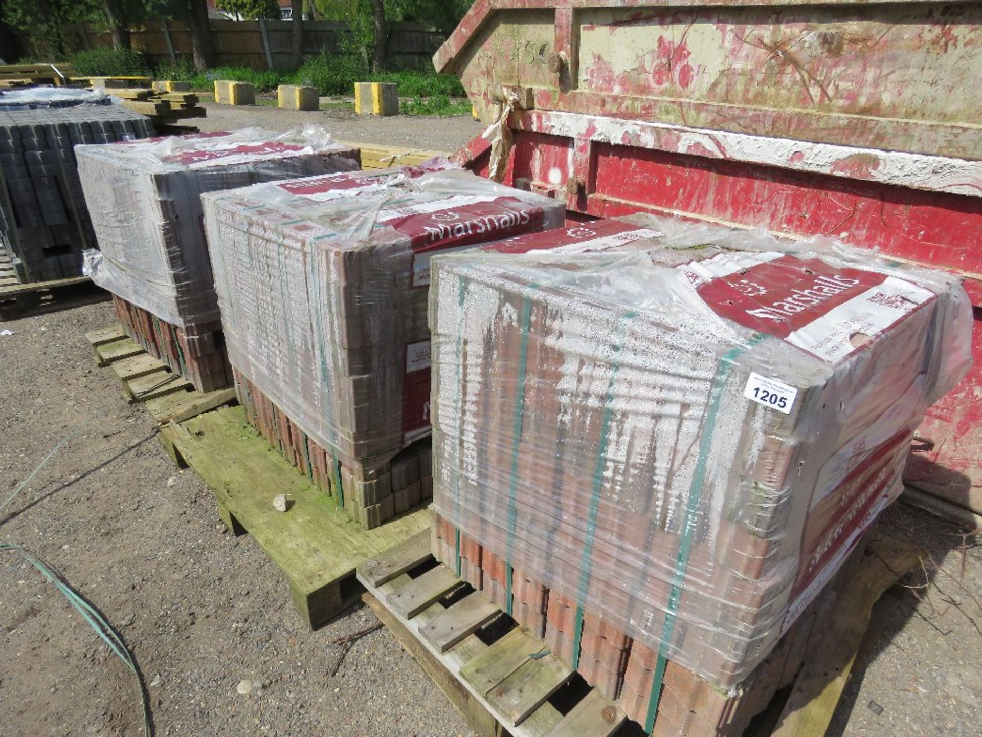 3NO PACKS OF MARSHALL BRINDLE BLOCK PAVERS 200X100X80MM. SOURCED FROM COMPANY LIQUIDATION.
