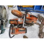 3 X STIHL TS400 PETROL SAWS FOR SPARES OR REPAIR.....THIS LOT IS SOLD UNDER THE AUCTIONEERS MARGIN S