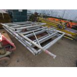 ALUMINIUM SCAFFOLD TOWER PARTS AS SHOWN.....THIS LOT IS SOLD UNDER THE AUCTIONEERS MARGIN SCHEME, TH