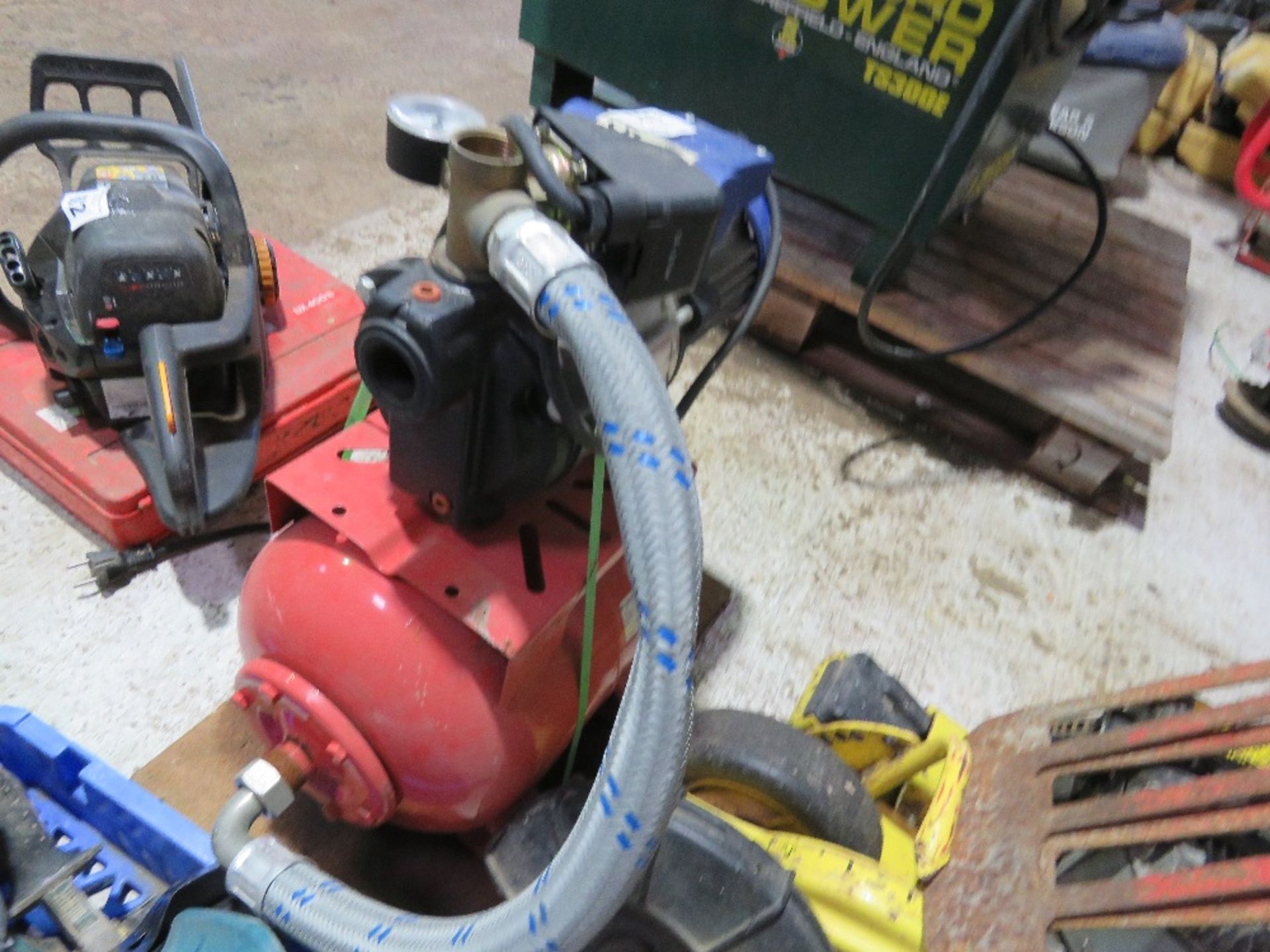 WATER PUMP WITH PRESSURE VESSEL.OWNER MOVING HOUSE.....THIS LOT IS SOLD UNDER THE AUCTIONEERS MARGIN - Image 4 of 4